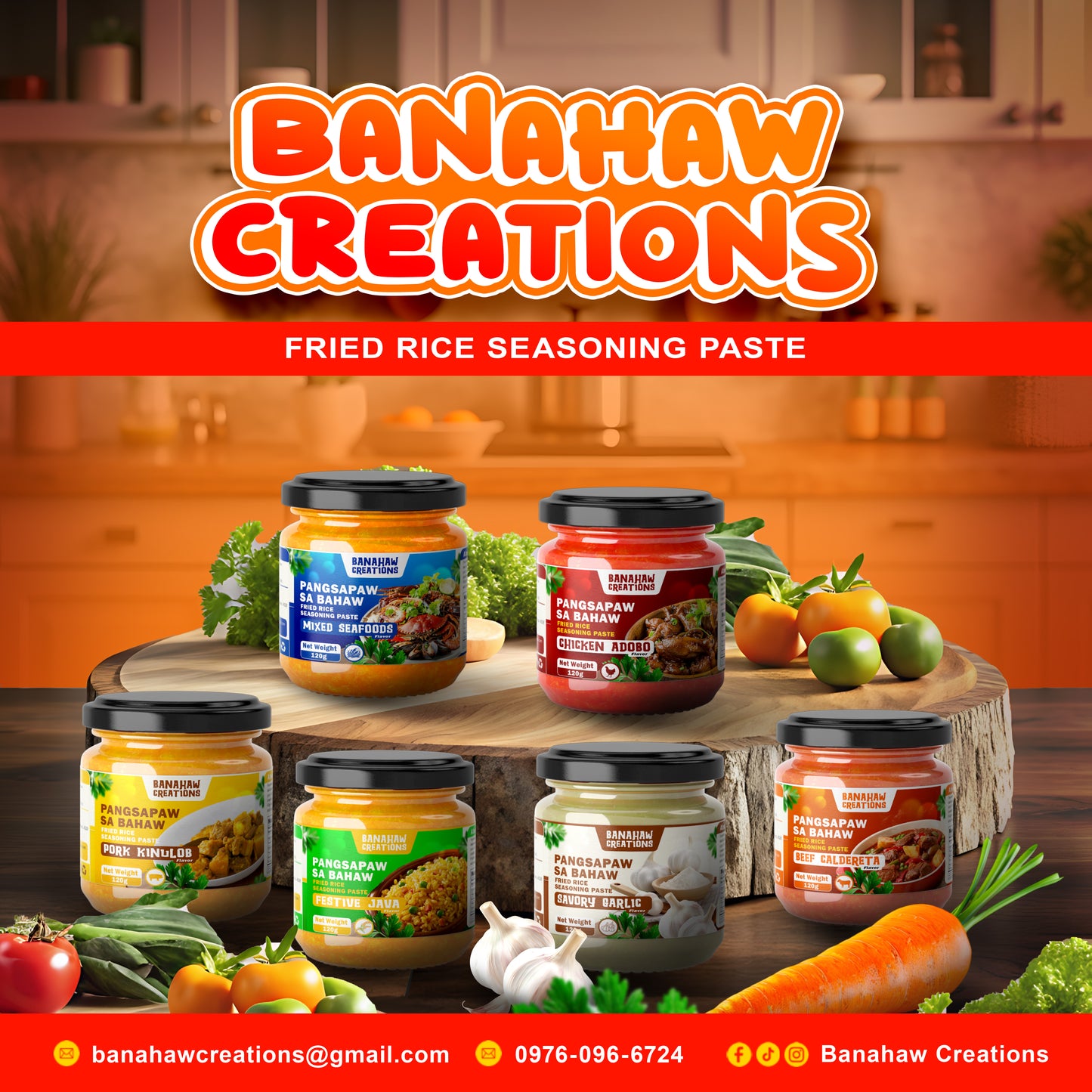 Mixed Seafoods - Pangsapaw sa Bahaw (Fried Rice Seasoning Paste)