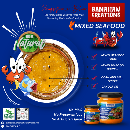 Mixed seafood (Junior-size) - Pangsapaw sa Bahaw