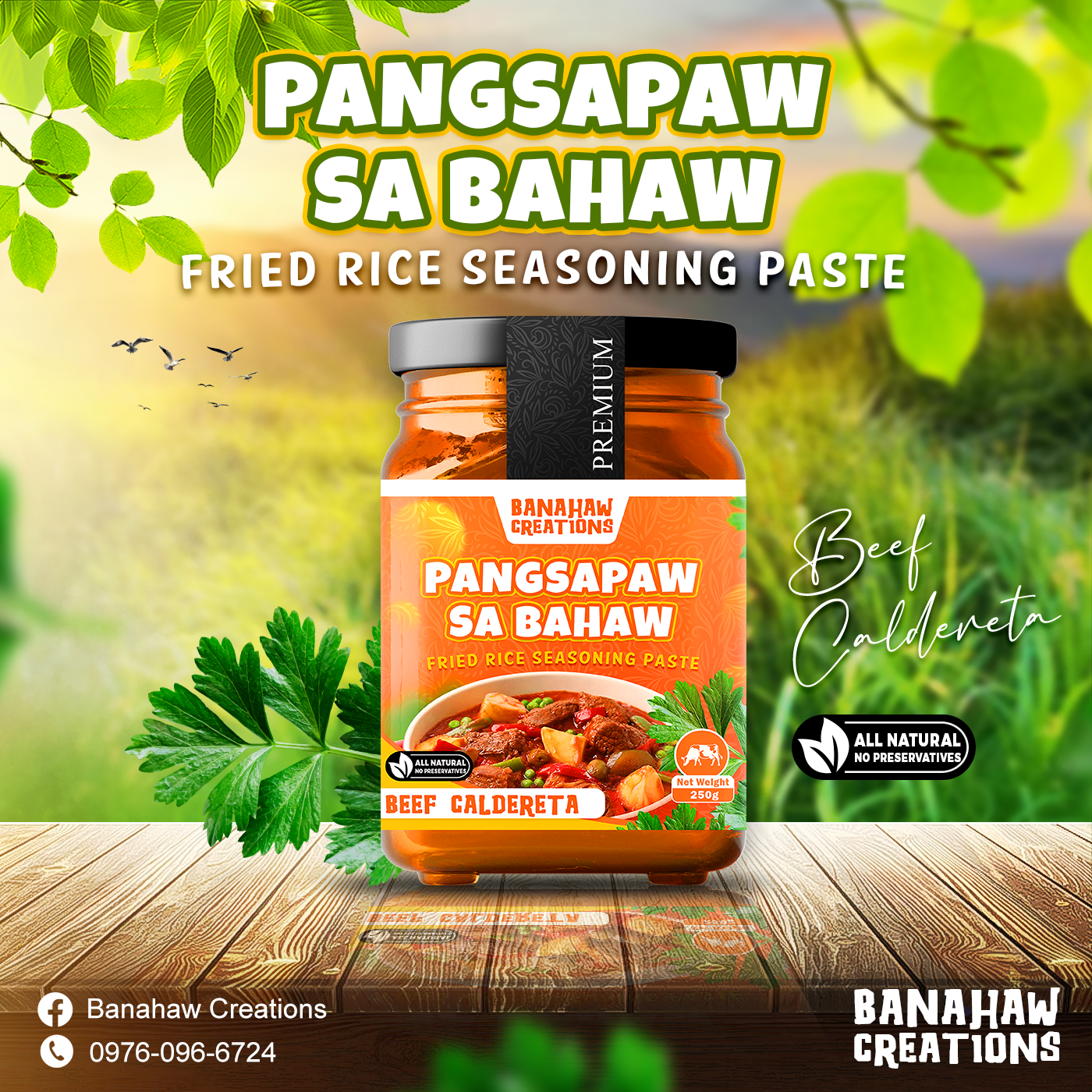 Beef Caldereta - Pangsapaw sa Bahaw ( Fried Rice Seasoning Paste)